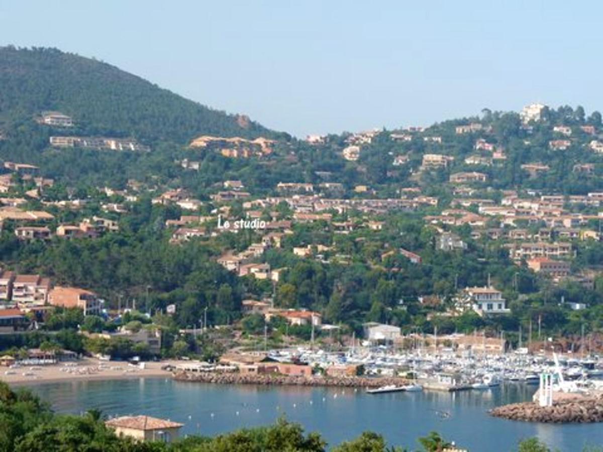 Апартаменты Studio A Theoule Sur Mer A 400 M De La Plage Avec Vue Sur La Mer Terrasse Amenagee Et Wifi Экстерьер фото